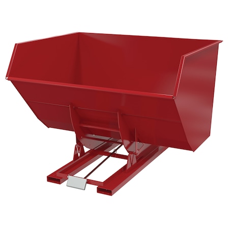 Vestil SELF-DUMP HOPPER HD 5 CU YD 6K RED D-500-HD-SR